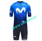  - 2024 MOVISTAR TEAM Cyklistick komplet (dres a kalhoty) letn  vel. 5XL skladem od  kadado.cz