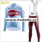  - 2019 Katusha Alpecin komplet dres a kalhoty zimn od  kadado.cz