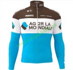 - 2019 AG2R LA Mondialte komplet dres a kalhoty zimn od  kadado.cz