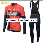  - 2019 Bahrain Merida komplet dres a kalhoty zimn od  kadado.cz