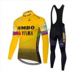  - 2021 Jumbo Visma #13 komplet dres a kalhoty zimn od  kadado.cz
