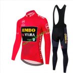  - 2021 Jumbo Visma #10 komplet dres a kalhoty zimn od  kadado.cz
