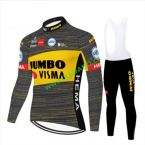  - 2021 Jumbo Visma #1 komplet dres a kalhoty zimn od  kadado.cz
