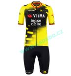  -  2025 VISMA LEASE A BIKE Wout van Aert Set replica Cyklistick komplet (dres a kalhoty) letn od  kadado.cz