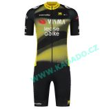  -  2025 VISMA LEASE A BIKE TDF replica Cyklistick komplet (dres a kalhoty) letn od  kadado.cz